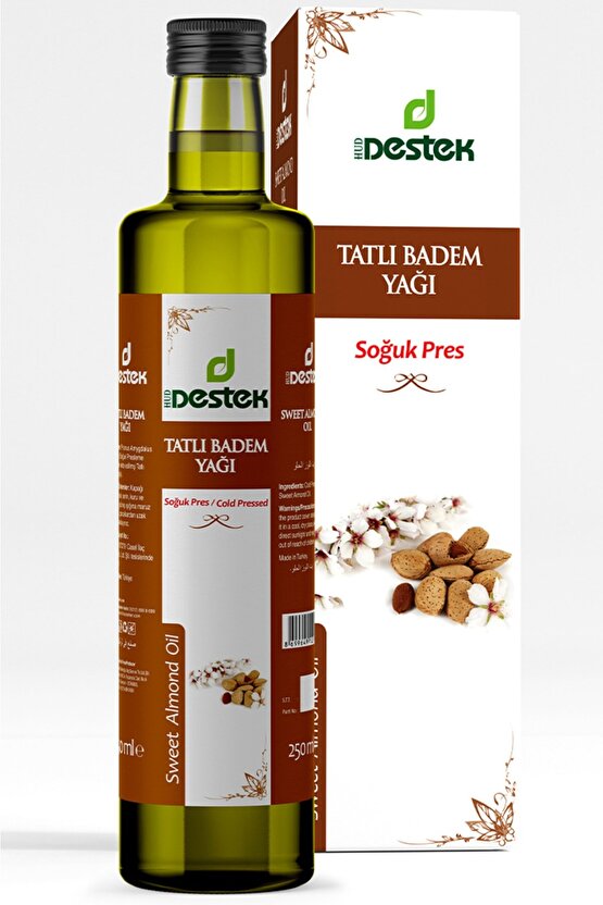 Tatlı Badem Yağı 250 ml 2 Adet