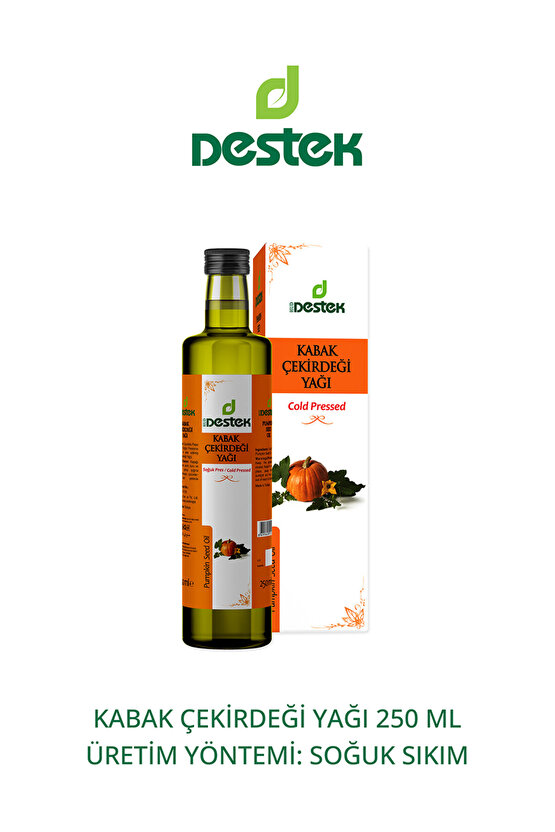 Kabak Çekirdeği Yağı Soğuk Pres 250 ml