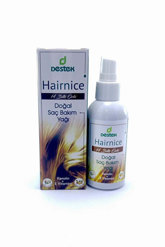 Destek Biotin Şampuan 330 ml Ve Hairnice Saç Bakım Yağı 150 ml