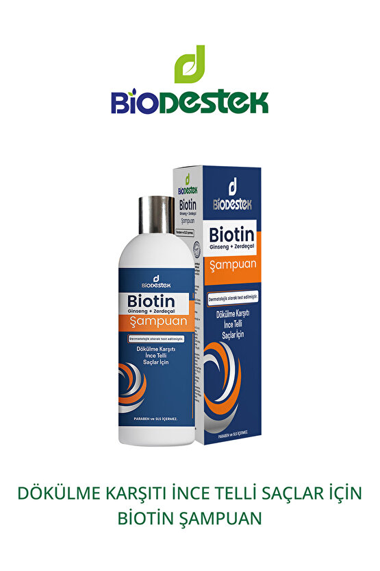 Biotin Şampuan ( Dökülme Karşıtı ) 330 Ml. Biotin Zerdeçal Ginseng Şampuan