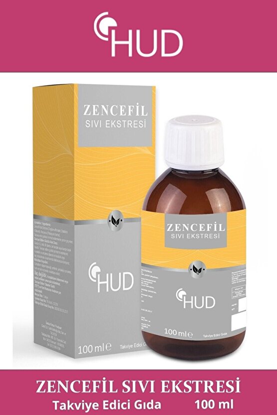 Zencefil Sıvı Ekstresi 100 ml