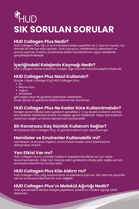 Collagen Plus Powder 300 G - Toz Kolajen