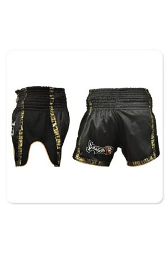 Drg Muay Thai Şort Siyah Federasyon Onaylı