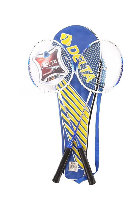 2 Adet Deluxe Tek Parça Badminton Raketi + Badminton Çantası + 3 Adet Ora Hız +3 Adet Kaz Tüyü Badminton Topu Seti