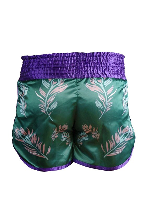 MT3407 One World Muay Thai Şortu Nakışlı Şort
