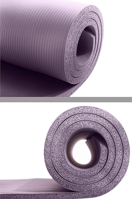 Konfor Zemin 10 Mm Taşıma Askılı Pilates Minderi 5li Pilates Bandı Egzersiz Direnç Lastiği ve Atlama ipi
