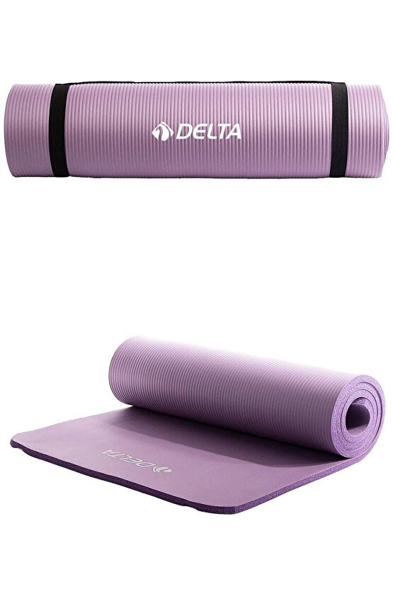 Konfor Zemin 10 Mm Taşıma Askılı Pilates Minderi 5li Pilates Bandı Egzersiz Direnç Lastiği ve Atlama ipi