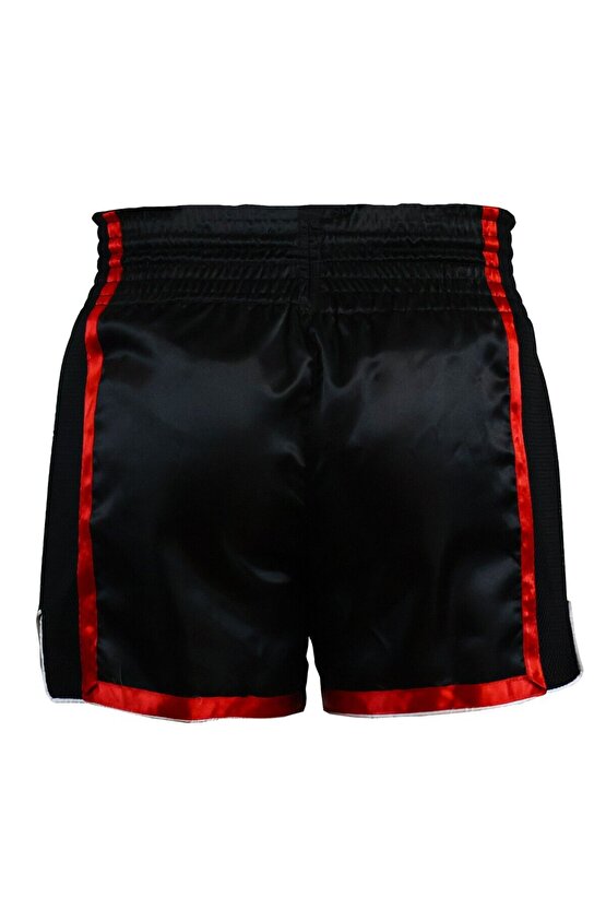 MT3092 Muay Thai Kick Boks Şortu Dijital Baskılı Siyah Şort