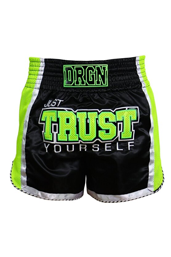 MT3110 Muat Thai Şortu Nakışlı Kick Boks Şortu