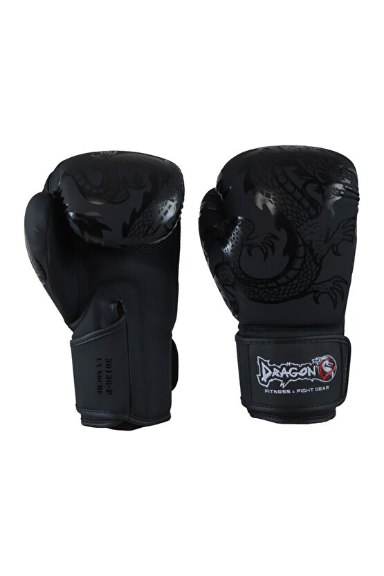 La Noche Boks Eldiveni Seti Kick Boks Muay Thai Eldiveni ve 3,5 Mt Elite Elastik Bandaj ve Dişlik 3 lü Set