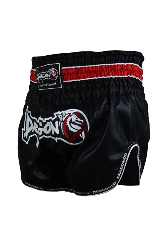 MT3077 Muaythai Şortu - Kick Boks Şortu Siyah