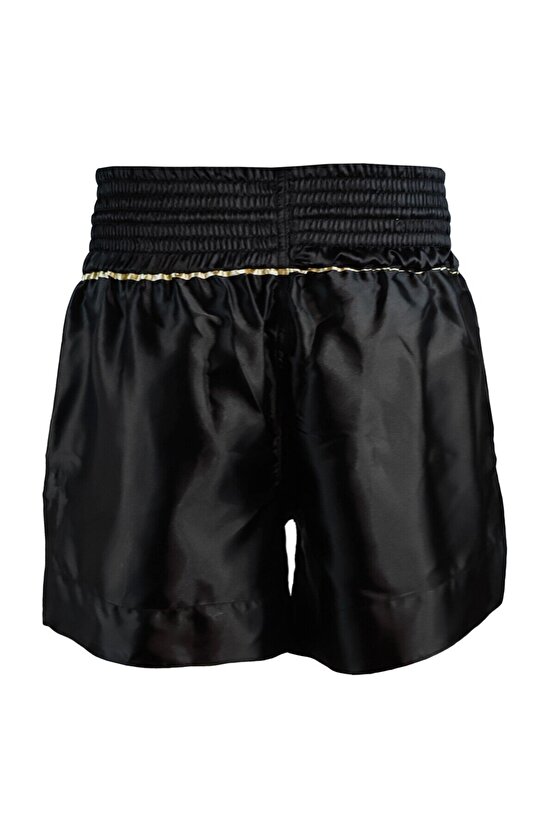 MT3033 Muaythai Şortu Siyah Kick Boks Şortu
