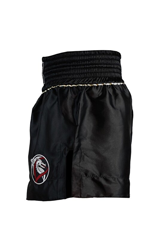 MT3033 Muaythai Şortu Siyah Kick Boks Şortu