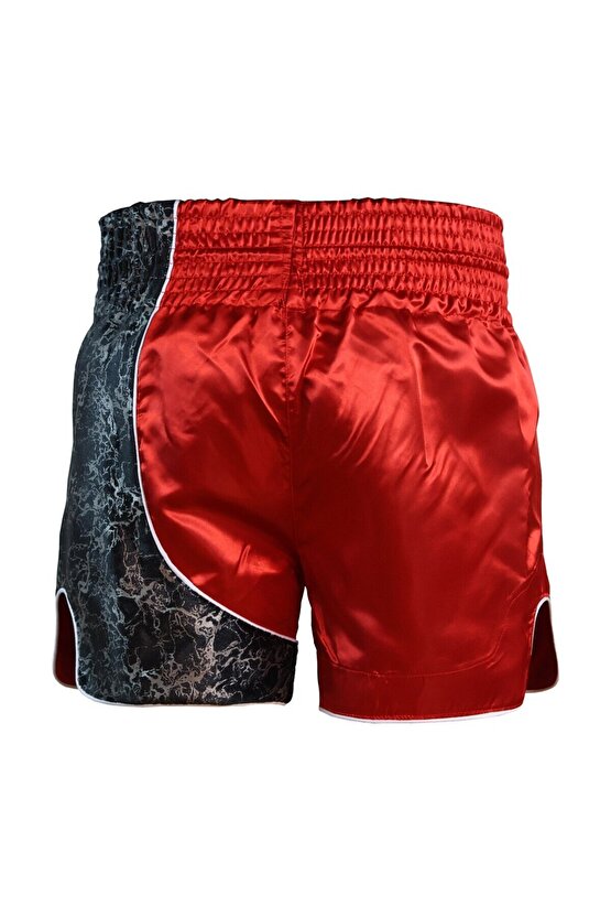MT3409 Trust Yourself Kırmızı Muay Thai Kick Boks Şortu
