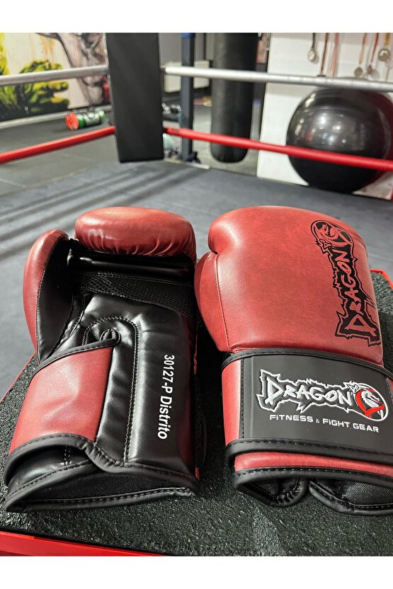 Drgon Distrito Boks Eldiveni, Muay Thai Boxing Gloves Kick Boks Wushu