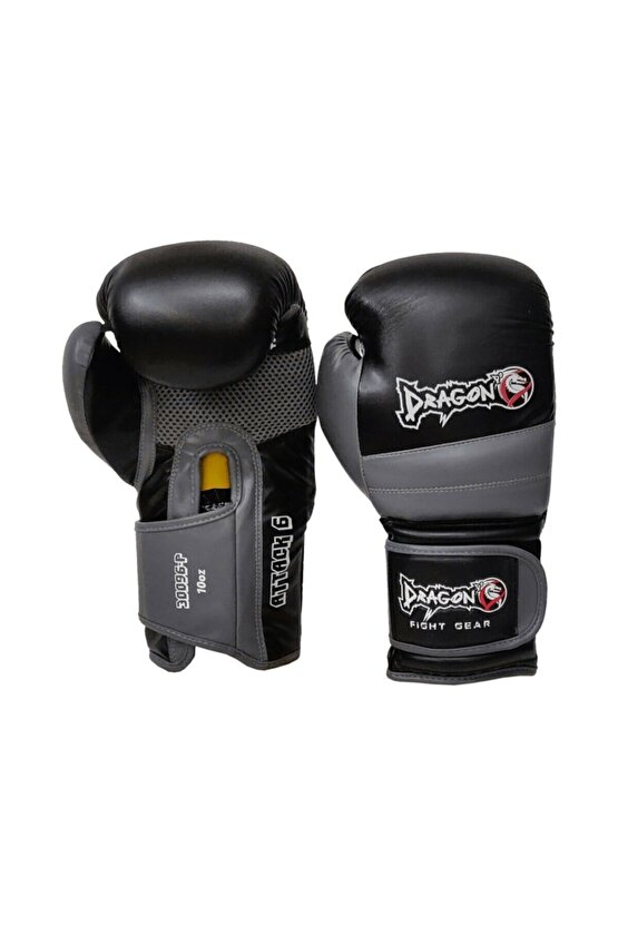 Attack 6 Boks Eldiveni 30096-P Siyah 10 Oz