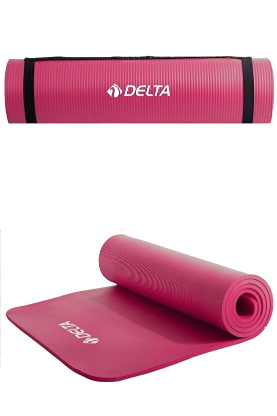 Fuşya Full Pilates Seti (55cm Top Top Pompası)10MM Mat Atlama İpi ve Orta Direnç Lastik