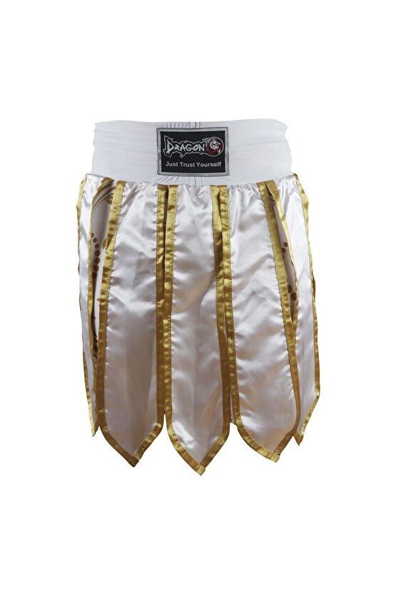 MT3031 Muay Thai Kick Boks Şortu Taytlı Püsküllü Şort