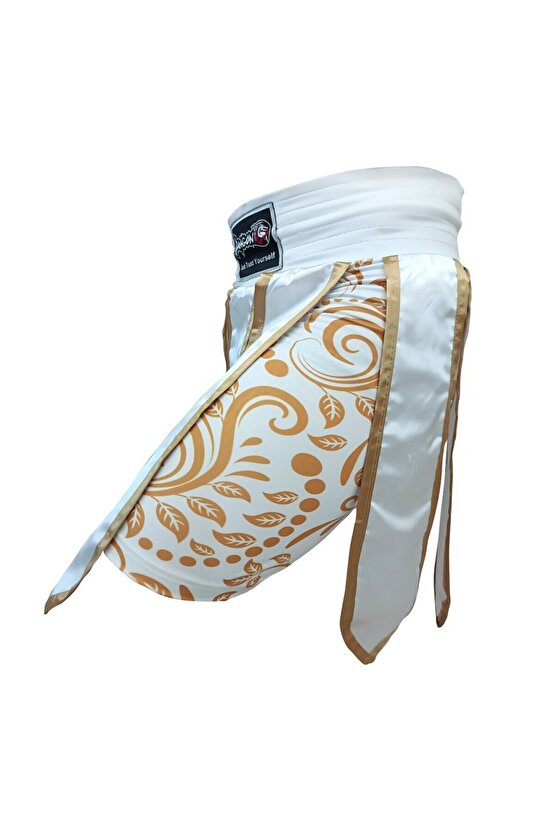MT3031 Muay Thai Kick Boks Şortu Taytlı Püsküllü Şort