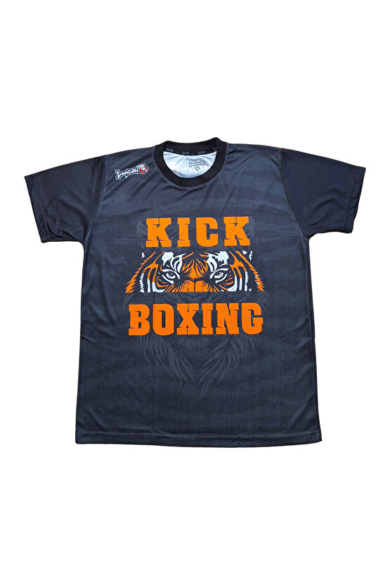 TX712 Tiger Kick Boks Tişört Kick Boxing Antrenman Tshirt