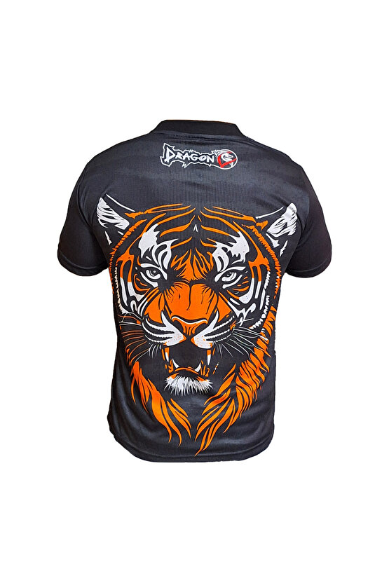 TX712 Tiger Kick Boks Tişört Kick Boxing Antrenman Tshirt