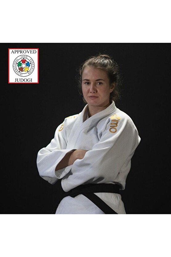 IJF Onaylı Gold Judo Elbisesi Beyaz Judogi