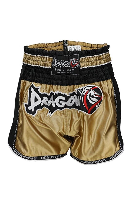 Retro Şort Muay Thai Şort ve 3,5 Metre Boks Bandajı Set