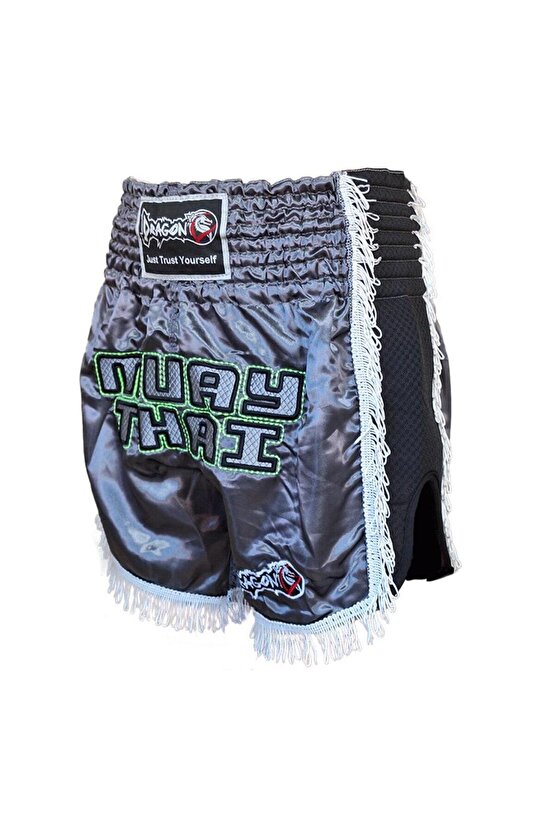 MT3020 Muay Thai Apache Şort Püsküllü Şort Püsküllü Muay Thai Şort