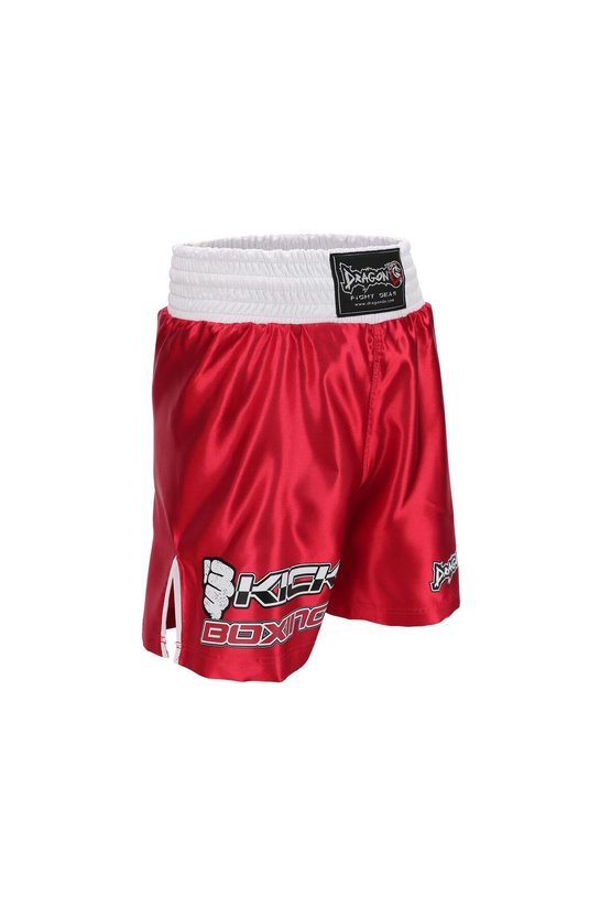 Kf1003 Kırmızı Kick Boks Şort ve Profesyonel Dişlik Kick Boxing Şort Seti