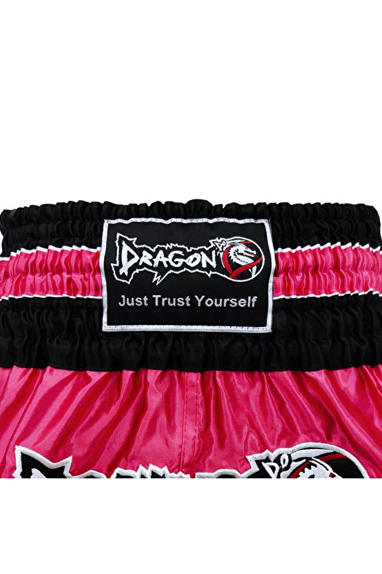 Mt3075 Retro Muay Thai Antrenman Şortu Pembe