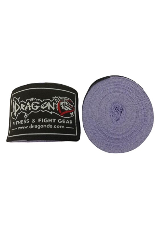 3,5 Metre Mor Boks Bandaj ve Şeffaf Dişlik Set Boks Seti