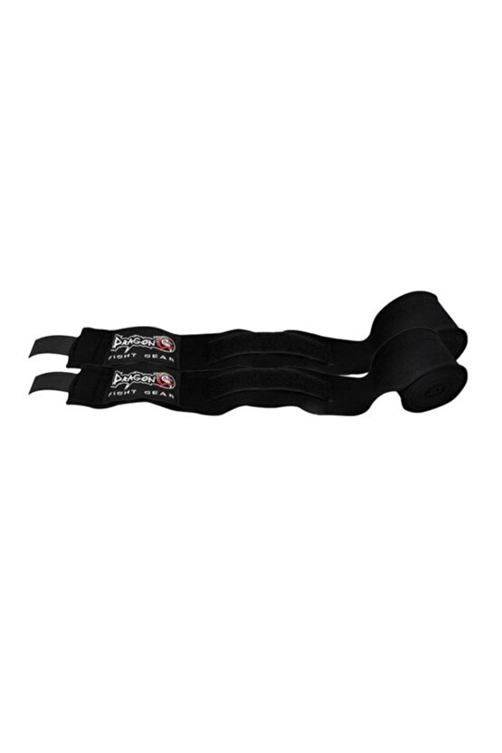 Boks El Bandaji Kick Boks Muay Thai Bandaj 3,5 metre siyah