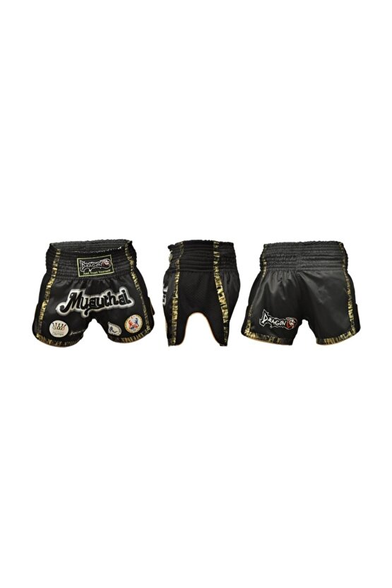 Giftoom Spor- Boks Ekipman Muay Thai Şort Federasyon Onaylı Maç Şortu Mt2019