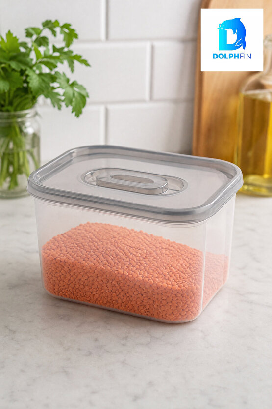 Mikro Saklama Kabı 1600 ml Çok Renkli 17 x 13 x 10 cm