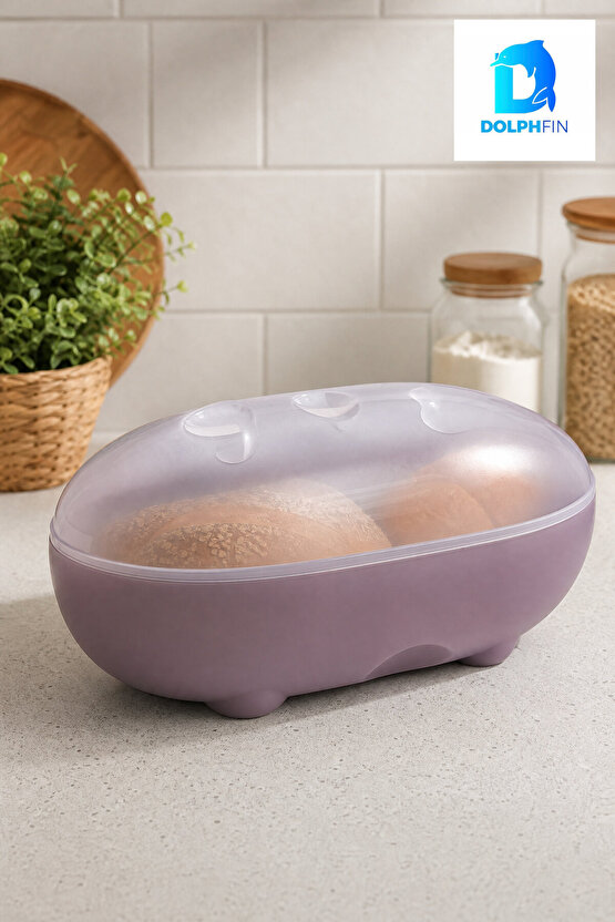 Somun Ekmek Dolabı Plastik Çok Renkli 38 x 24 x 17 cm