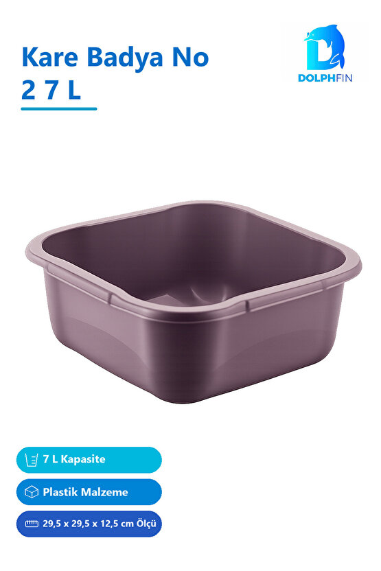 Kare Badya No 2 7 L Temizlik Kovası