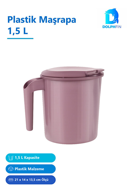 Plastik Maşrapa 1,5 L Çok Renkli