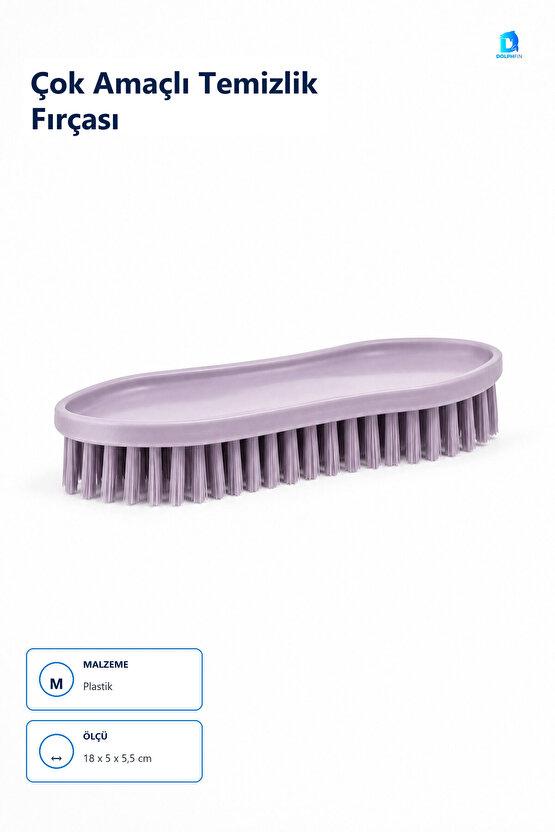 Çok Amaçlı Temizlik Fırçası Çok Renkli 18 cm