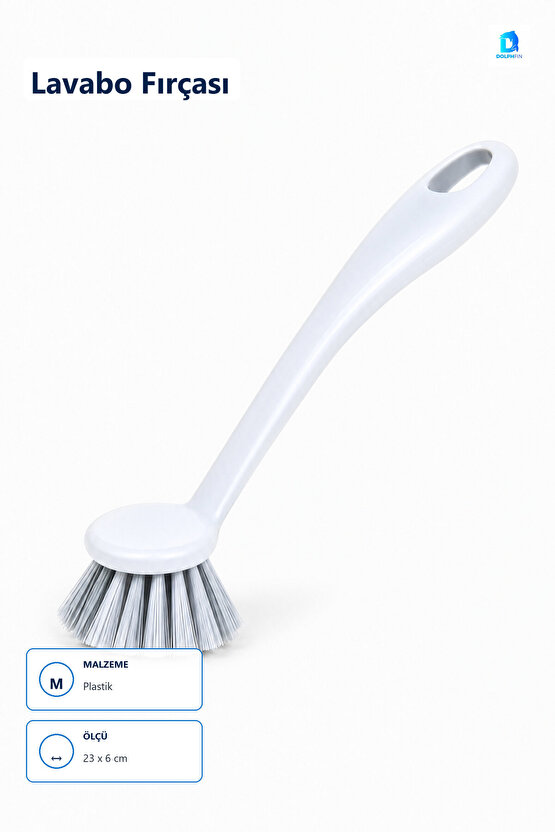 Lavabo Fırçası AK 108 Plastik 23 x 6 cm