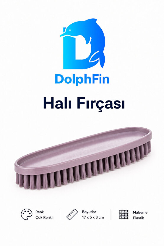 Halı Fırçası Çok Renkli Plastik 17 x 5 x 3 cm