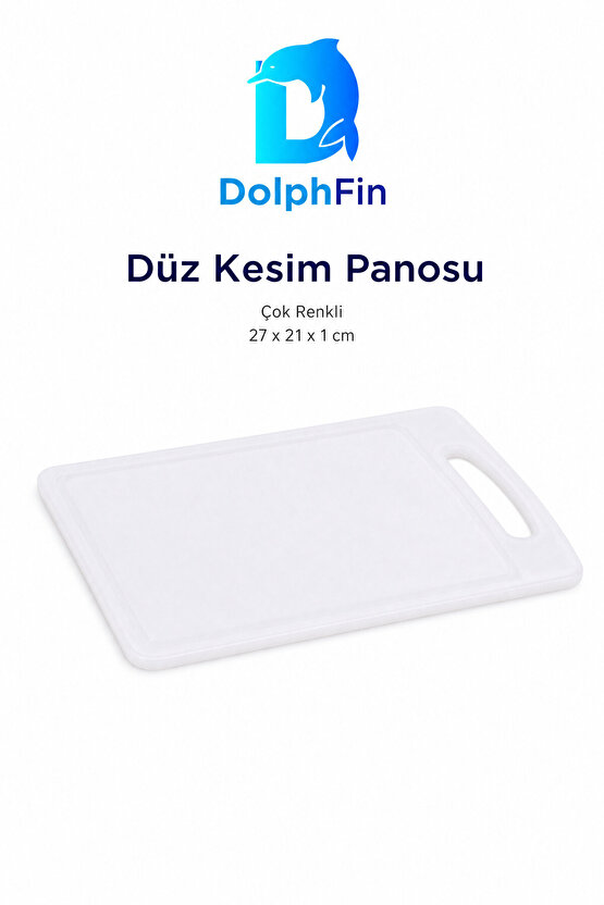 Düz Kesim Panosu Çok Renkli 27 x 21 x 1 cm Plastik