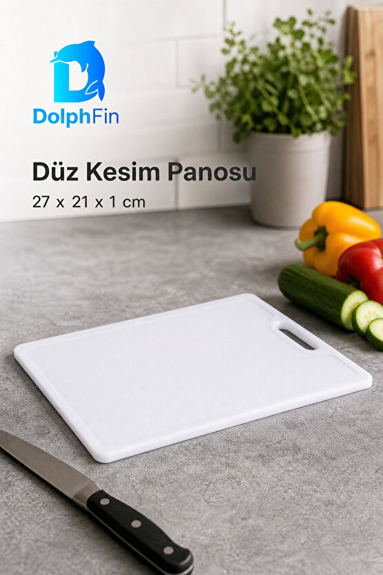 Düz Kesim Panosu Çok Renkli 27 x 21 x 1 cm Plastik