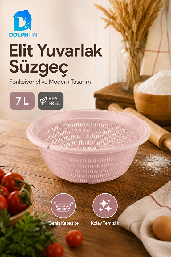 Elit Yuvarlak Süzgeç 7 L BPA Free