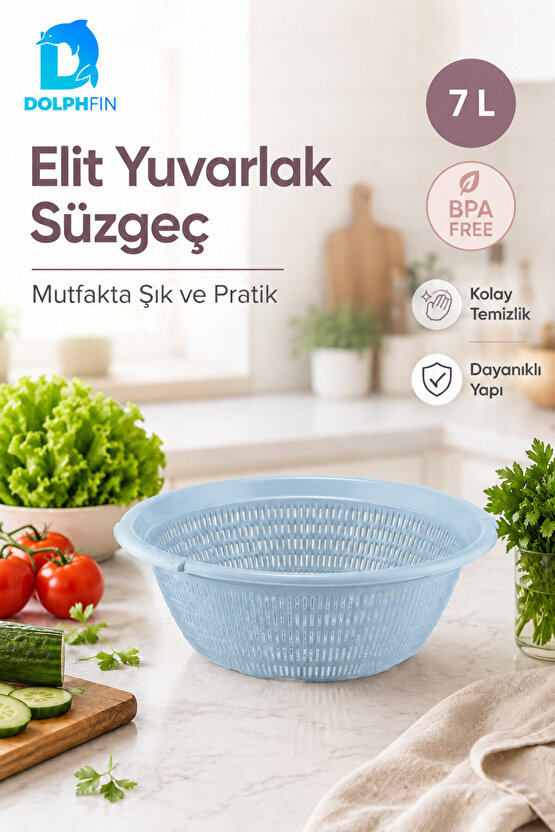 Elit Yuvarlak Süzgeç 7 L BPA Free