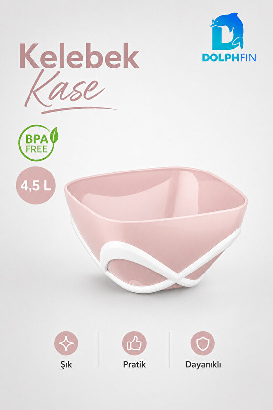 Kelebek Kase 750 ml BPA Free Dekoratif Sunum ve Çerez Kasesi