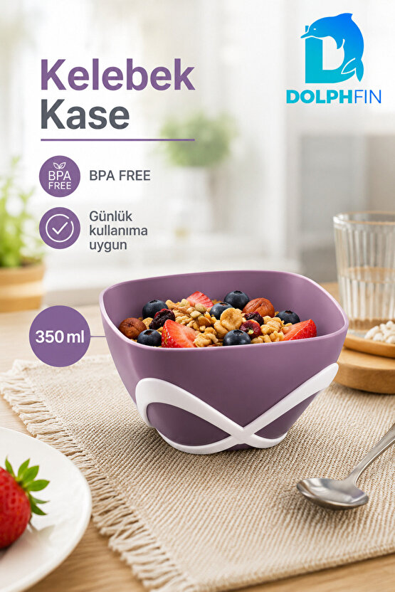 Kelebek Kase 350 ml BPA Free Dekoratif Sunum ve Çerez Kasesi