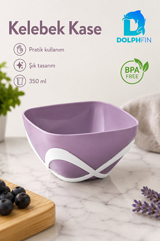Kelebek Kase 350 ml BPA Free Dekoratif Sunum ve Çerez Kasesi