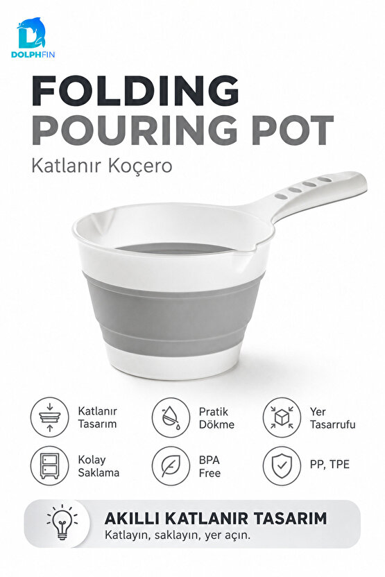Katlanır Koçero Su İçecek Servis ve Günlük Kullanım Ürünü