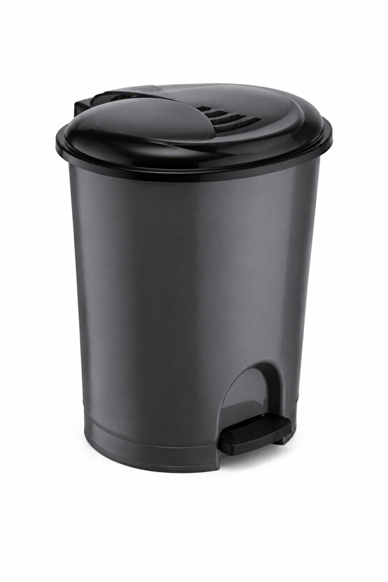 20 Litre Pedallı Çöp Kovası Kapaklı Plastik Mutfak Banyo Ofis Çöp Kutusu