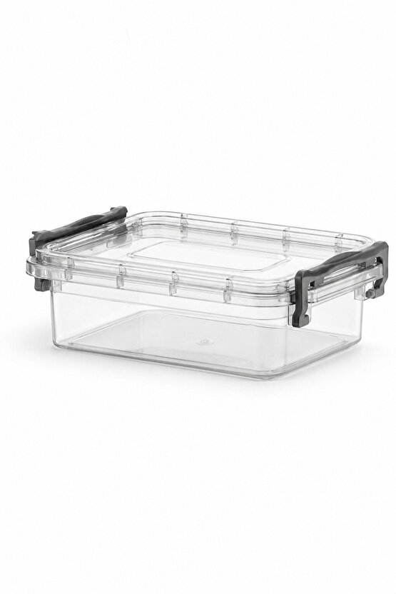 Midi Box Saklama Kabı 1,2 L Kapaklı Plastik Mutfak Düzenleyici